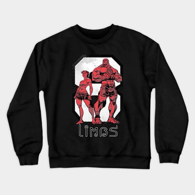 8 LIMBS: Tiger and Cub Crewneck Sweatshirt by Heroesandheadkicks